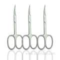 Professional Nail Scissor Manicure For Nails Eyebrow Nose Eyelash Cuticle Scissors Curved Pedicure